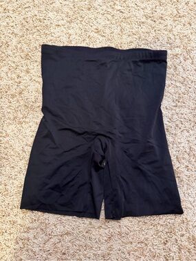 Assets By Spanx Black High-Waist Shaping Shorts